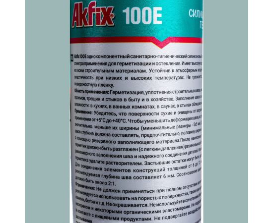 Универсальный силиконовый герметик Akfix 100E, бежевый, 280 мл SA045 – изображение 6