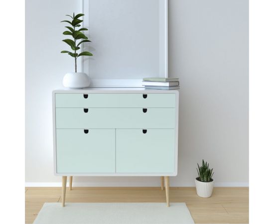 Аэрозольная краска Elcon для мебели, для декора, для металла, для пластика, для керамики, для стекла, для гипса, быстросохнущая, акриловая, зеленый шалфей, 520 мл 00-00462256 – изображение 7