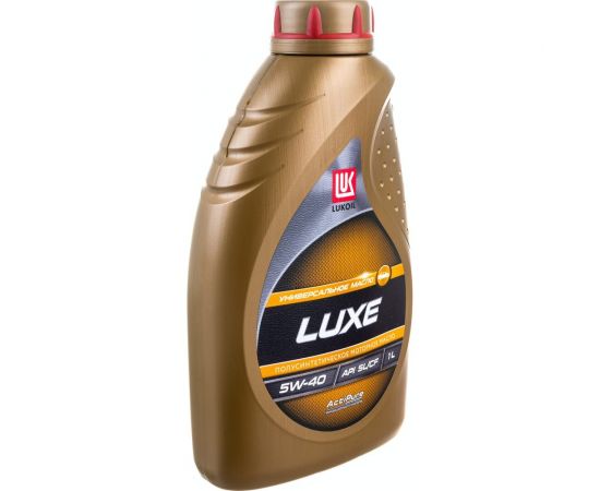 Моторное масло Лукойл ЛЮКС полусинтетическое SAE 5W-40, API SL/CF, 1 л 19189 