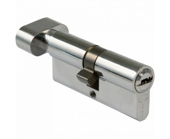 Цилиндровый механизм с вертушкой Amig хромированная латунь, 30-10-30 9800-70 LCB M 