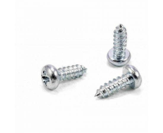 Саморез Квадра DIN 7981 2.9x6.5 цинк, уп. 50 шт., полусфера, шлиц PH1, острый 812965050812 