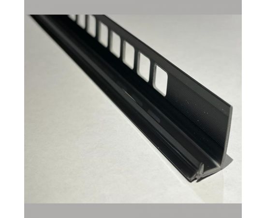 Профиль для плитки внутренний DECONIKA 10 мм 2.5 м 007-G Черный глянец Д-Пл10-В 007-G ЧЕР Г 