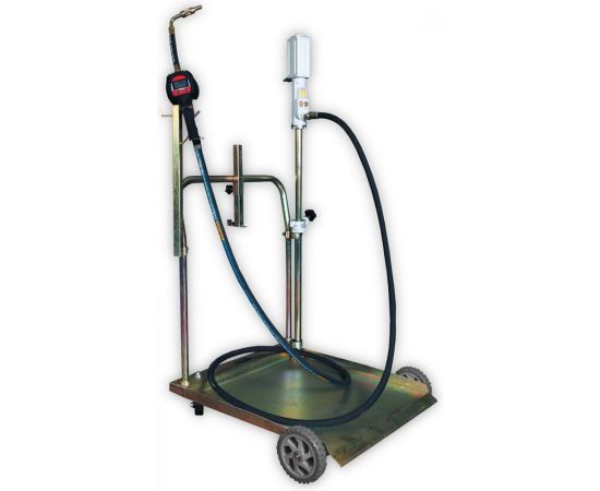 Маслораздаточная мобильная установка с пневмонасосом и электронным расходомером Trommelberg UZM12990 