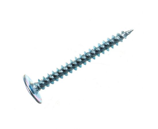Оцинкованный саморез по металлу с прессшайбой КрепСтройГрупп 4,2х38 острый, 200 шт. 145333 