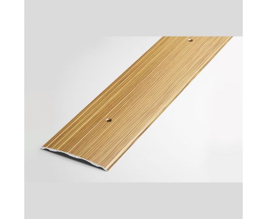 Порог прямой алюминиевый ЛУКА (60 мм, 0,9 м, порошковое покрытие, Бамбук) УТ000001511 