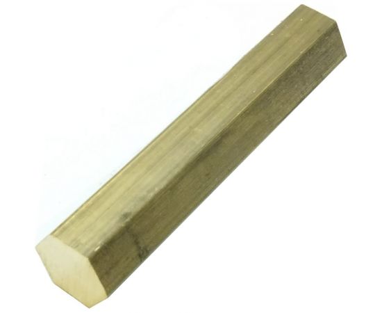 Латунный пруток HG ЛС59-1 шестигранный S8, длина 100 мм 4961094 