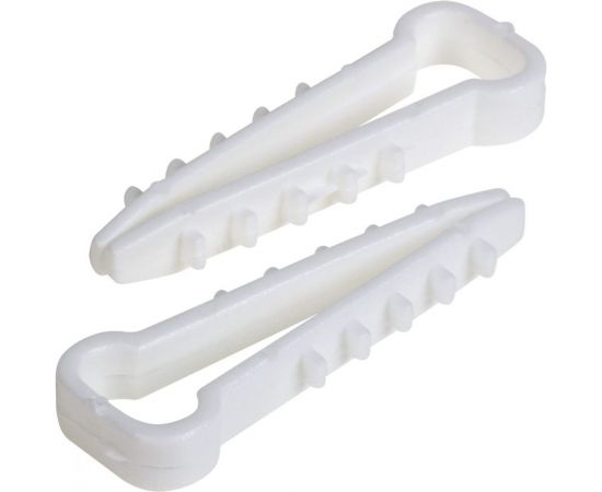 Нейлоновый дюбель-хомут PROCONNECT 5-10, белый, прямоугольный, 10 шт. 07-4611-9 