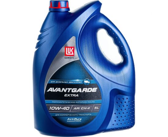 Моторное масло Лукойл АВАНГАРД ЭКСТРА полусинтетическое SAE 10W-40, API CH-4/CG-4/SJ, 5 л 1552390 