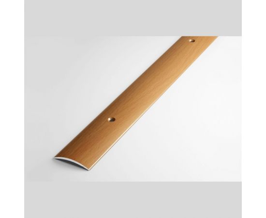 Порог прямой алюминиевый (29 мм; 0.9 м; декоративный; бук) Лука 00000001484 