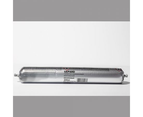 Силиконовый нейтральный герметик Gepard CSS 764 (бесцветный; 600 мл) С0000024454 
