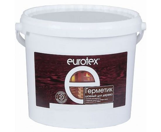 Шовный герметик для дерева Eurotex палисандр 6 кг 1 135461 