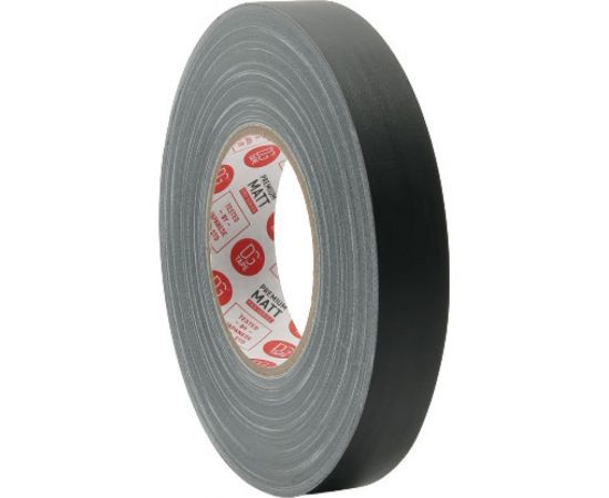 Клейкая лента DGTAPE MATT - Гаффа тейп 25мм/50м - Черный MATT50025/50/B 