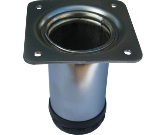 Мебельная ножка MFK-TORG регулируемая, диаметр 50 мм, высота 15 см, хром D737 04 01 030 5015 Х 