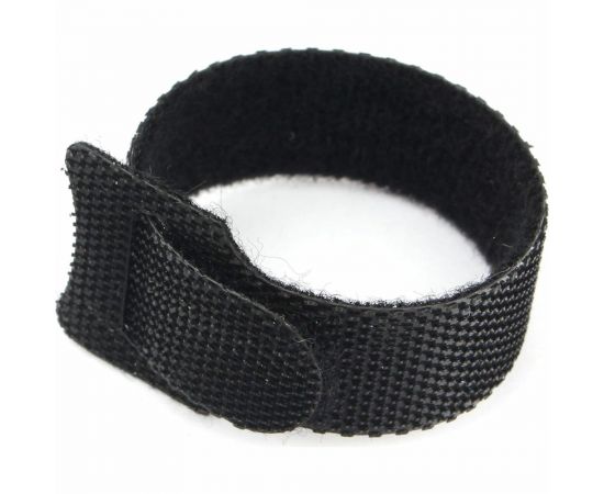 Хомуты-липучки Cablexpert на основе ленты Velcro 110x11 мм, черные, 12 шт. VT-110x11BK 