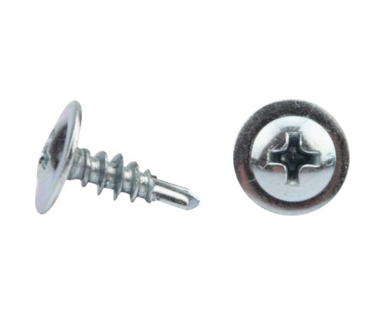 Саморез с прессшайбой KRANZ ПШС сверло, 4.2x13, 25 шт. 1182-4213-4 – изображение 2