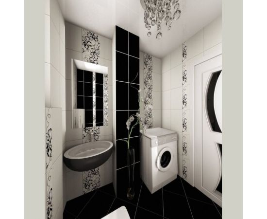 Бордюр Нефрит-Керамика Монро 05-01-1-76-00-04-050-0 (черный; 7,5x40 см; 1 шт.) СК000001275 – изображение 2