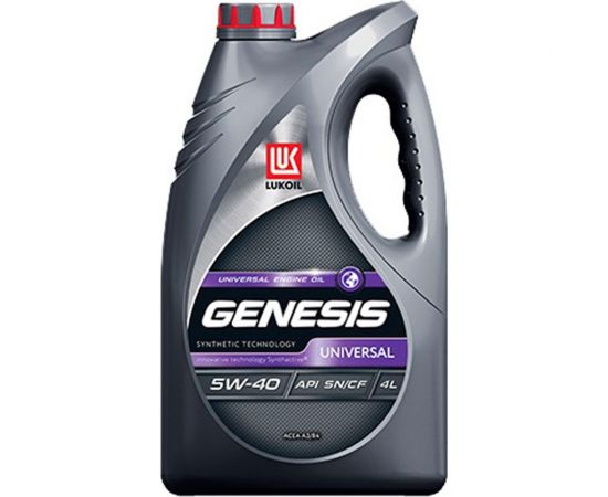 Моторное масло Лукойл GENESIS UNIVERSAL 5W40, 4 л 3148631 – изображение 2