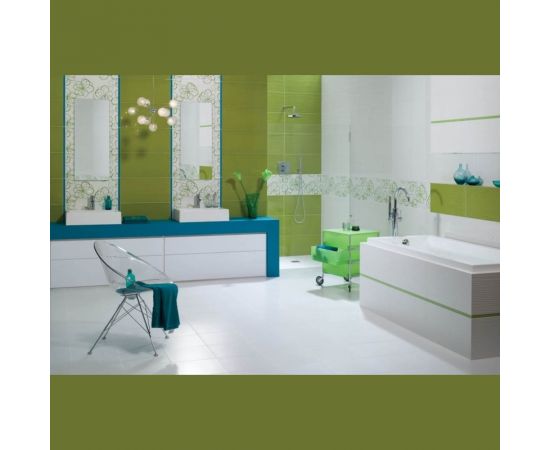 Бордюр Нефрит-Керамика Монро 05-01-1-76-00-81-050-0 (салатный; 7,5x40 см; 1 шт.) СК000000872 – изображение 2