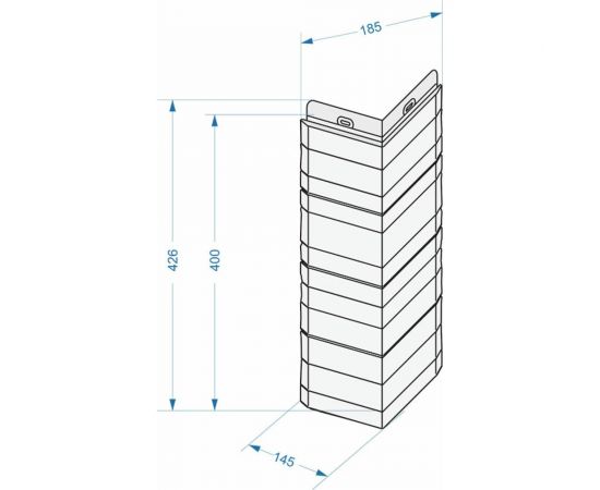 Угол DOCKE Алтай графит PFUA-1086 – изображение 2