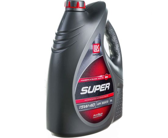 Моторное масло Лукойл СУПЕР SAE 15W-40, API SG/CD, 5 л 19196 – изображение 2