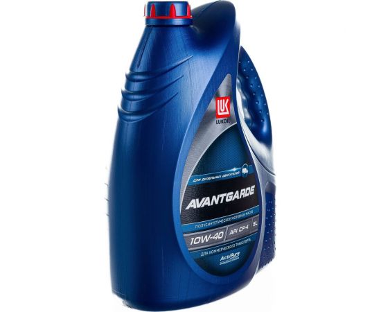 Моторное масло Лукойл АВАНГАРД полусинтетическое SAE 10W-40, API CF-4/SG, 5 л 19306 – изображение 2