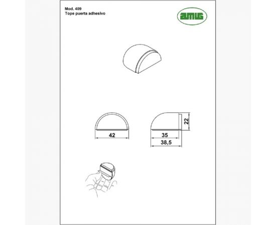 Стопор на клеевой основе Amig прозрачный 409-42 – изображение 2