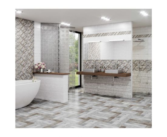 Напольная плитка Нефрит-Керамика Эссен 01-10-1-16-00-06-1615 (серый; 38,5x38,5 см; 6 шт.; площадь упаковки 0,888 кв.м) СК000029328 – изображение 2