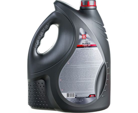 Моторное масло Лукойл СУПЕР SAE 15W-40, API SG/CD, 5 л 19196 – изображение 3