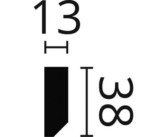 Плинтус напольный WALLSTYL (2000х38х13 мм; белый) NMC FT1 – изображение 4