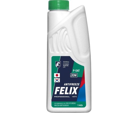 Антифриз FELIX JDM 1 кг, зеленый 430206330 – изображение 4
