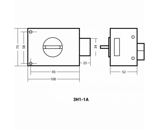 Накладной замок Аллюр ЗН1-1 А 1582 – изображение 4
