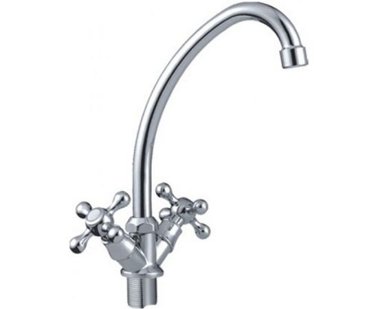 Смеситель для кухни FRAP F4008-2 1/2 керамическая кран-букса, крест, на гайке 513404 