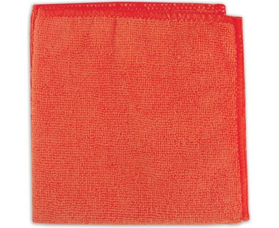 Универсальная салфетка ЛАЙМА микрофибра, 30х30 см, оранжевая 601242 