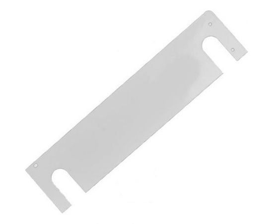 Боковая панель с прорезью для трубы Лидер для экранов на чугунную батарею 61х15 см белый 15111 