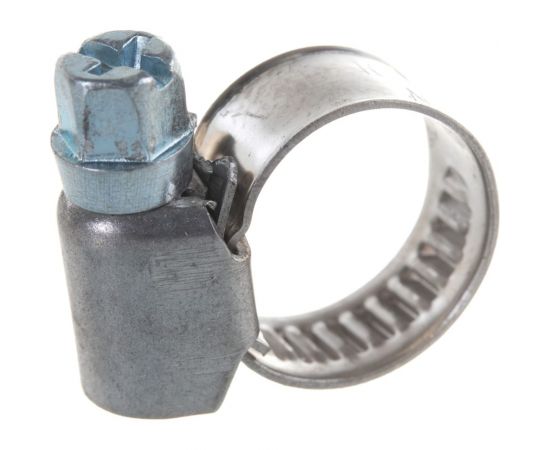 Обжимной хомут Госкреп 9 мм, нержавеющая сталь, 10-16 мм, 2 шт. 11-0013770 
