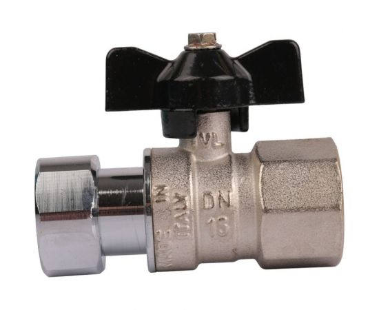 Шаровой кран STOUT с накидной гайкой, ВР/накидная гайка 3/4x3/4 SVB-0009-000020 