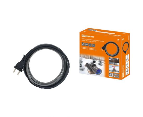 Нагревательный саморегулирующийся кабель TDM Стоплёд НСК30-Н на трубу 30 м, 480 Вт SQ2510-0009 