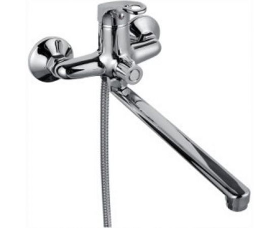 Смеситель для ванны MYNAH однорычажный, поворотный плоский 350 мм, латунь M2240 