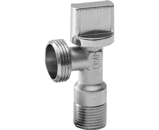 Угловой шаровой кран Frap 1/2 - 3/4 нар/нар с отражателем 537866 