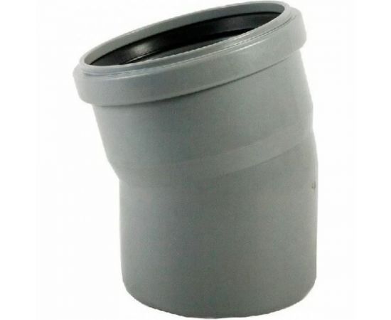 Отвод Flextron D 110 мм 15 градусов, для внутренней канализации 148000 