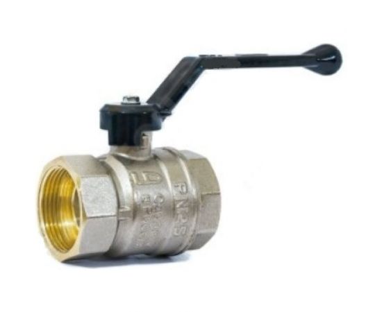 Шаровой кран LD Pride латунь никель Ду15 Ру40 ВР полнопроходной 007-9921 