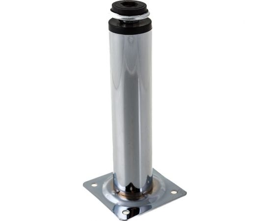 Ножка Tech-Krep D30х150 мм, круглая, метал, регулируемая, хром - накладка 127481 