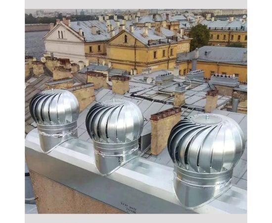 Ротационный дефлектор Турбодефлектор оцинкованная сталь ТД-110ц – изображение 2