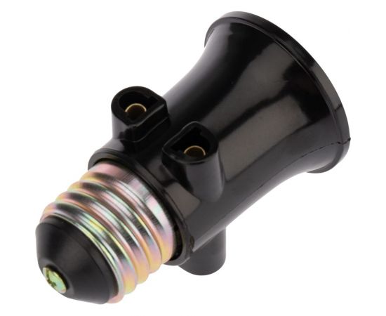 Карболитовый патрон розетка REXANT Е27 черный 11-8855 – изображение 2