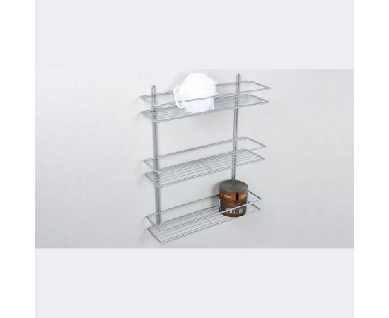 Прямая полка FIXSEN трехэтажная, хром FX-730-3 – изображение 2