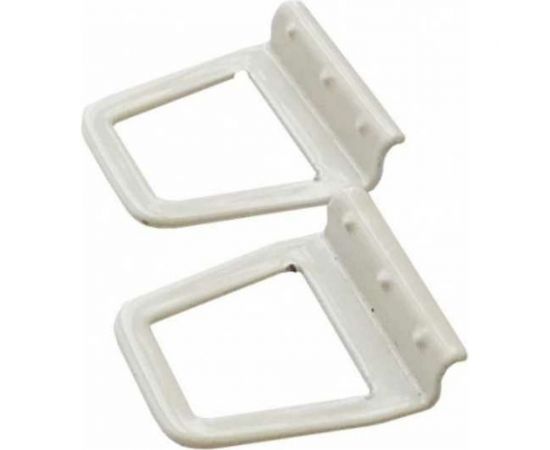 Металлическая ручка для москитной сетки KOMFORT Москитные системы белая, 2 шт. РМ00737 – изображение 2