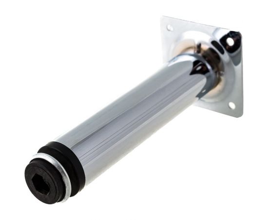 Ножка Tech-Krep D30х150 мм, круглая, метал, регулируемая, хром - накладка 127481 – изображение 3