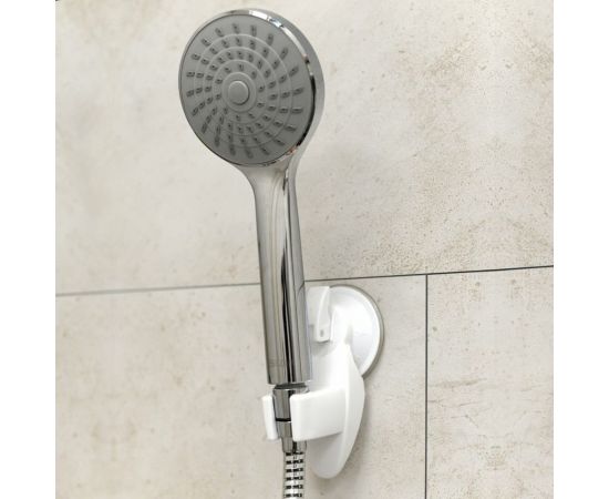 Держатель душевой лейки МУЛЬТИДОМ на присоске, размер 7x13x6 см VL34-181 – изображение 5