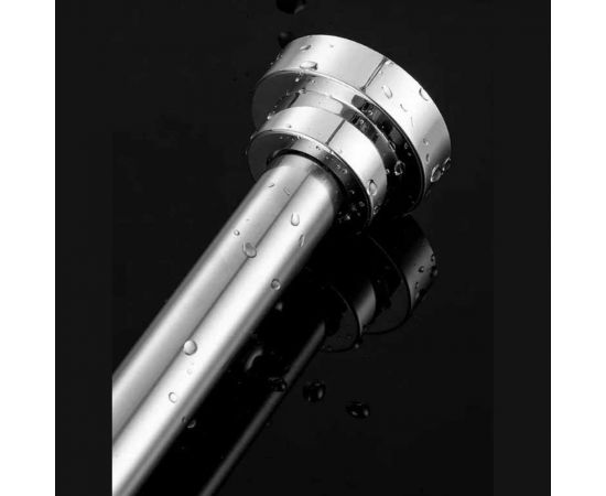 Карниз телескопический из нержавеющей стали, с анти-скользящими накладками, 125-220 см URM D01219 – изображение 6