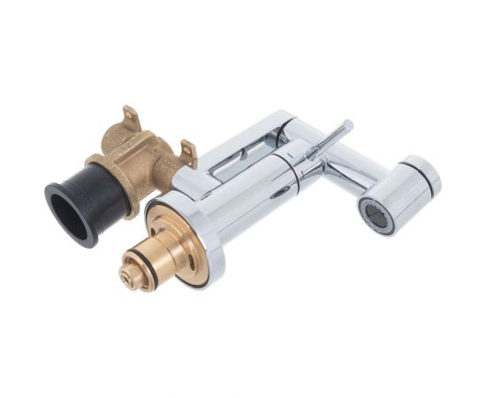 Комплект для гигиенического душа NOBILI встроенный смеситель + гигиеническая лейка + шланг AV00600CR – изображение 6